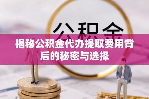博乐揭秘公积金代办提取费用背后的秘密与选择